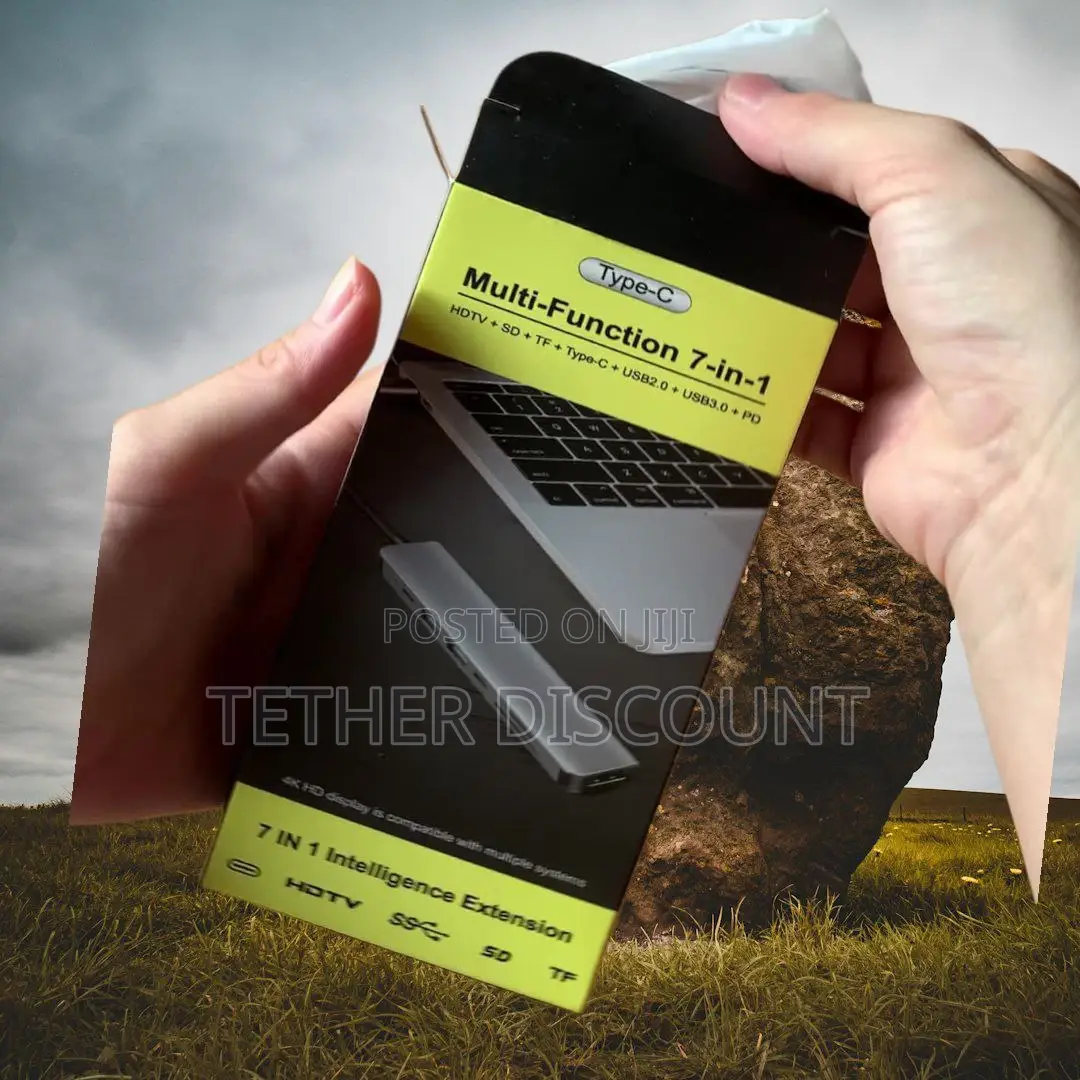 Multi-Function 7-in-1 Inteligence Extension Type- C