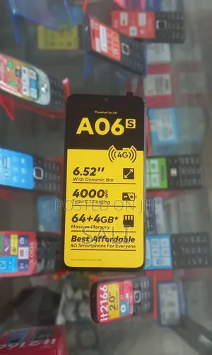 New Itel A06 64 GB Black
