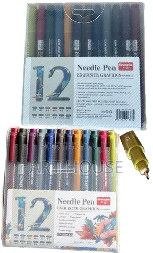 12-Color Ink Pens