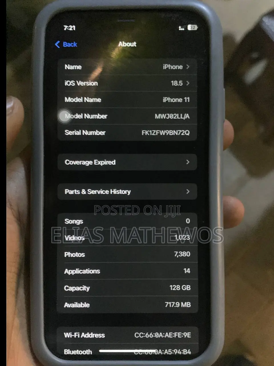 Apple iPhone 11 128 GB Black