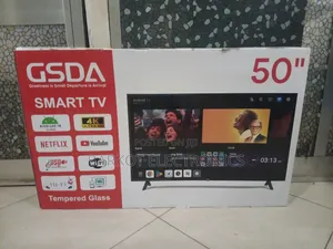 Gsda Smart Tv 50 Inch Andraid Doubel Gelass Hifi Seapeker