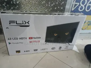 Flix Smart Led Tv 43 Inch Andraid Doubel Gelass 2025 Quality