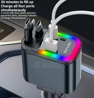 5in1 Multifunctional Car Charger