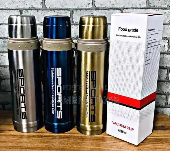 750ml Stainless Steel Vacuum Flask Thermos ፔርሙዝ ኮዳ