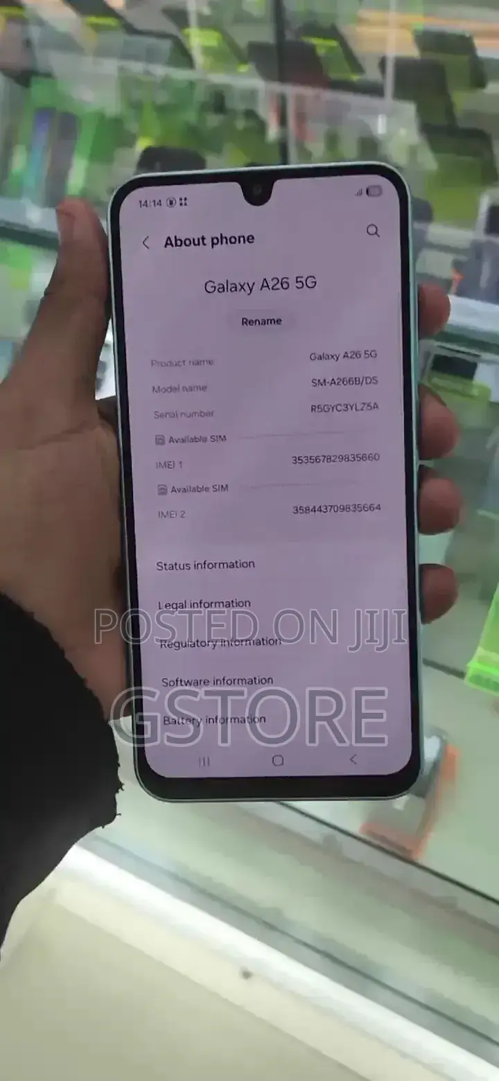 New Samsung Galaxy A26 256 GB