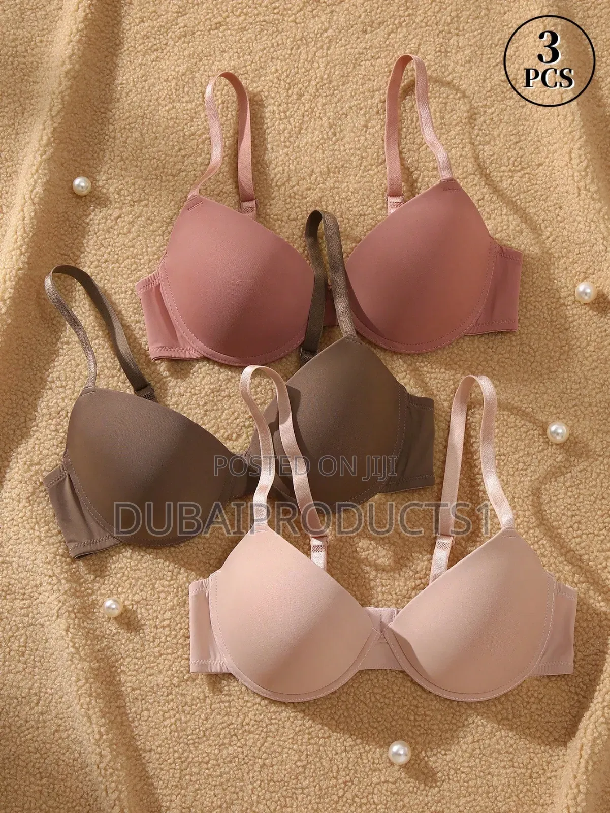 Women's Solid Color Comfortable Underwire Bras ጡት መያዣ