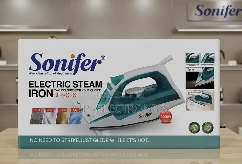 Sonifer Electric Steam Iron (Model: Sf-9026