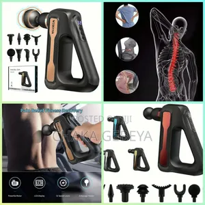 Blueidea 8‐In‐1 Fascial Gun – Relieves Muscle Pain,Shoulder,Back,Leg