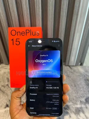 New OnePlus 15 1 TB Black