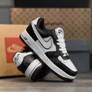 Nike Air Force 1 Low '07 Lv8 Sneakers in a Black and White "Panda"