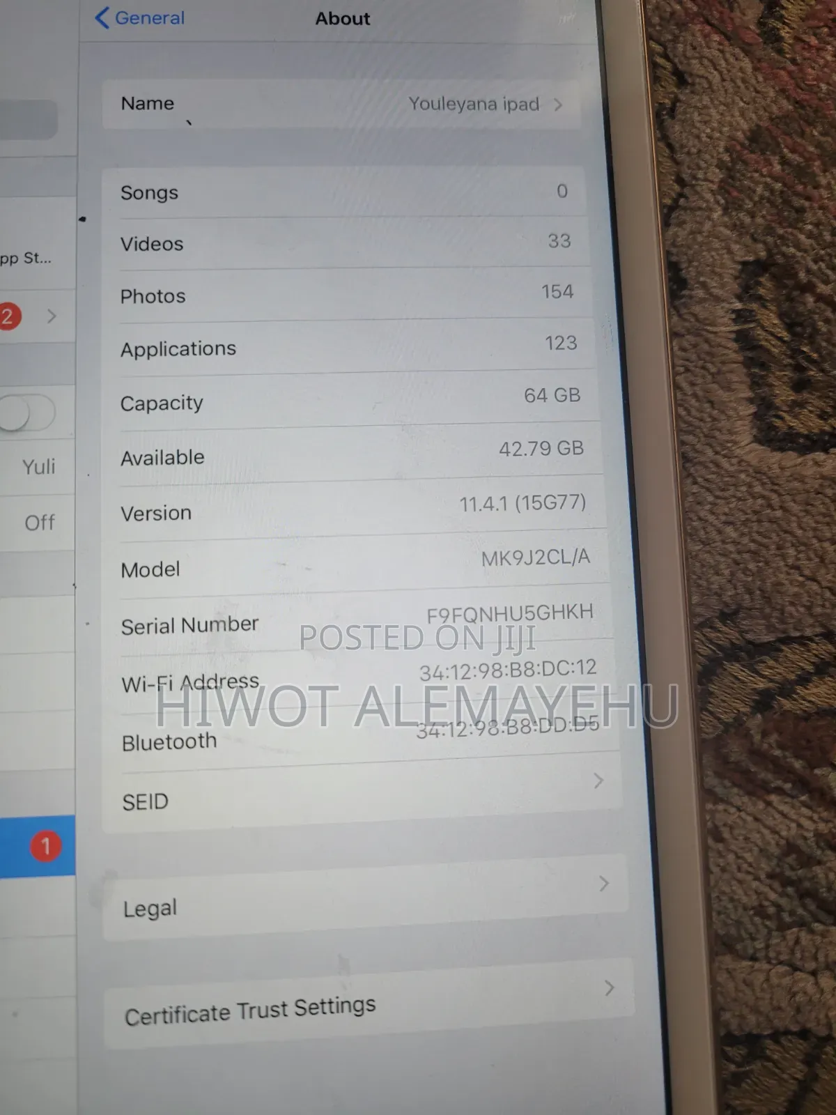 Apple iPad mini 4 64 GB Gray
