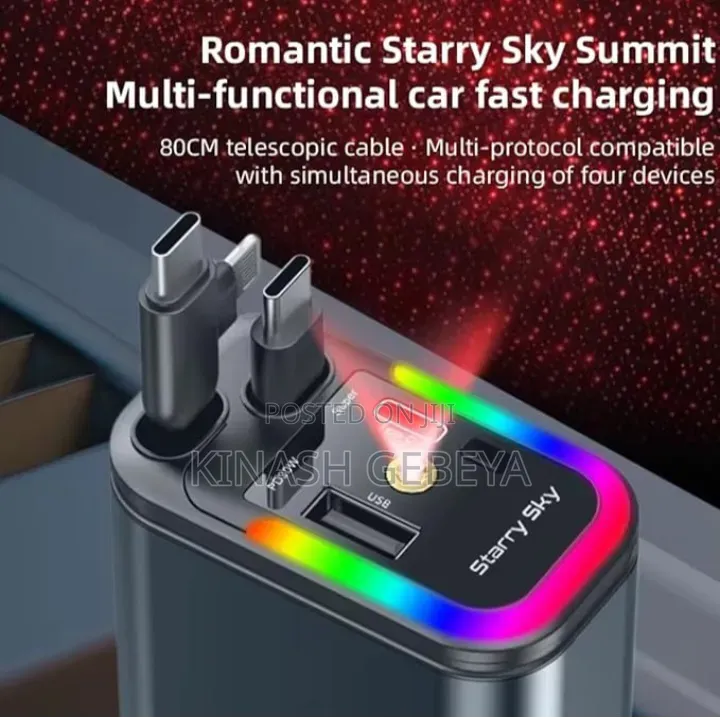 Top Quality 5in1 Multifunctional Car Charger