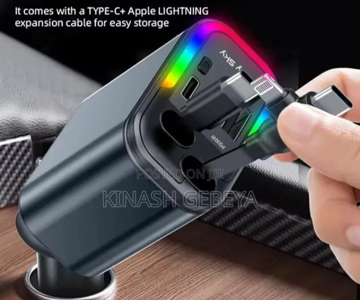 Top Quality 5in1 Multifunctional Car Charger
