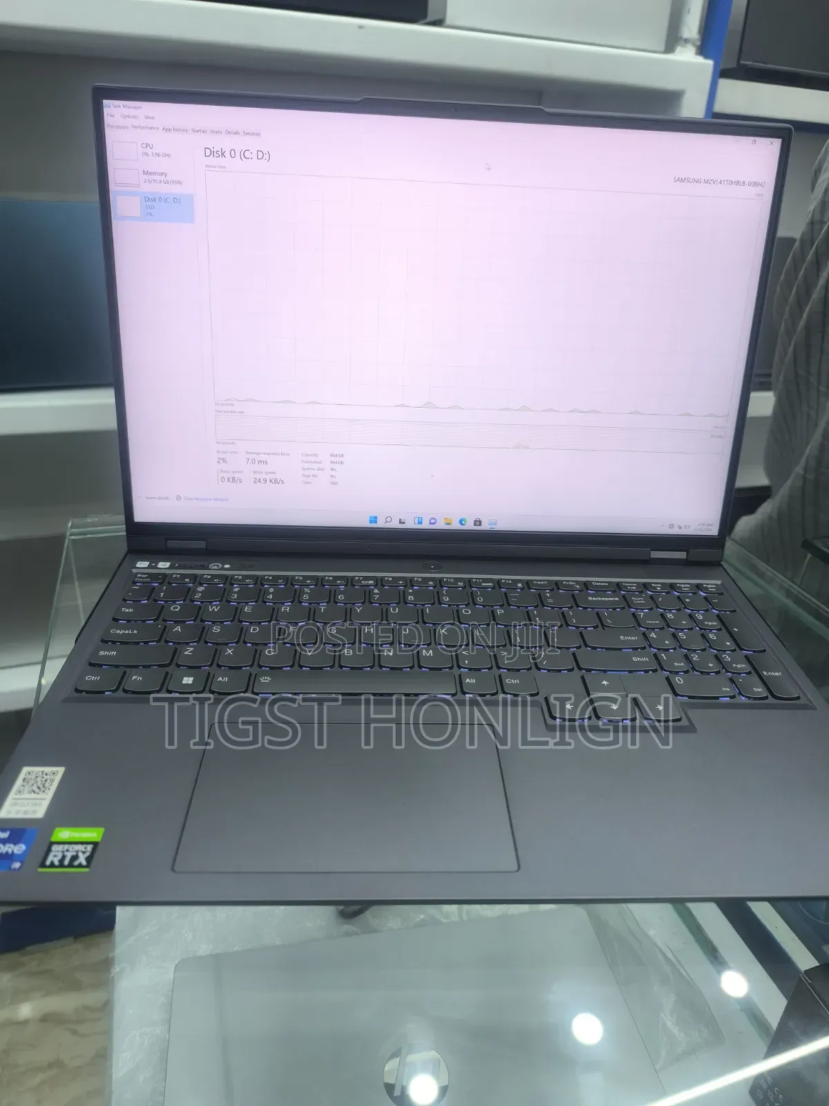 New Laptop Lenovo Legion 5 16GB Intel Core i9 SSD 1T