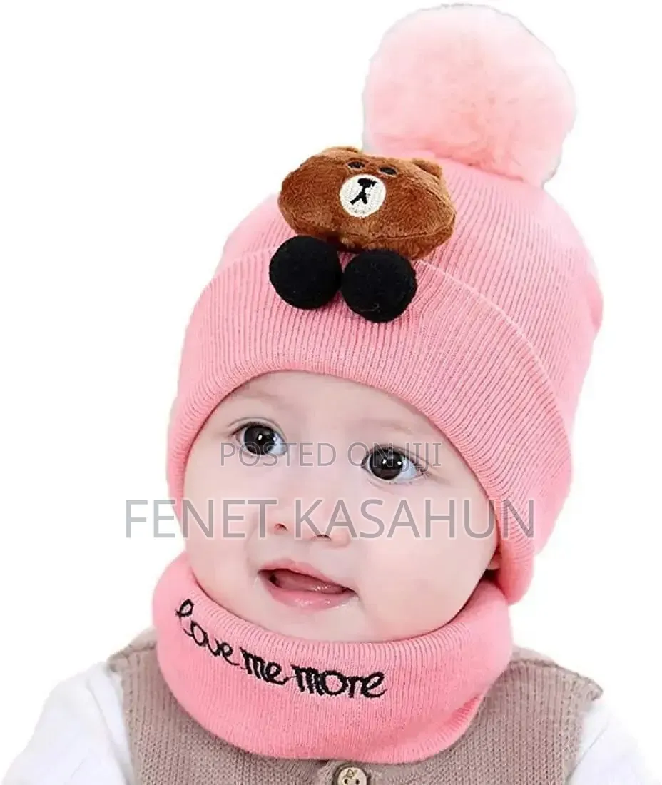 Baby Hat and Scarf (ኮፍያ እና ሰከርቭ)