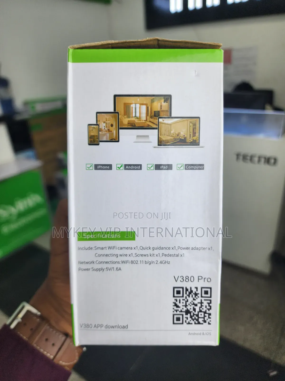 Chonton V380 Pro Dual-Lens Wireless Security Camera