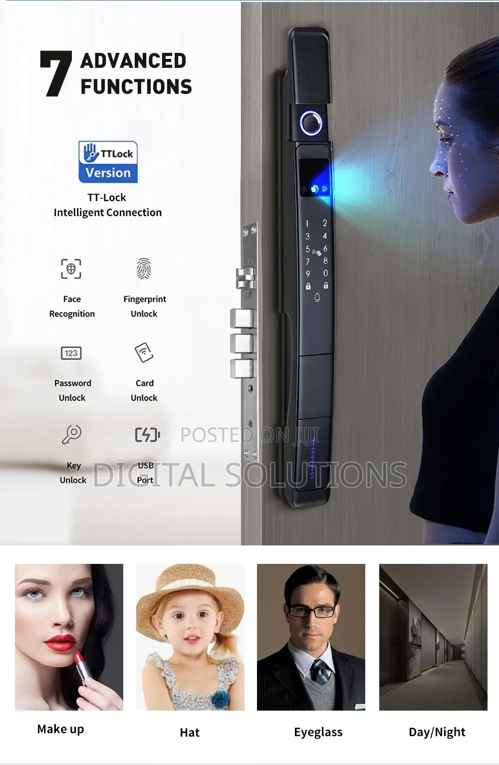 Premium Smart Digital Door Lock for Safe and Convenient Living