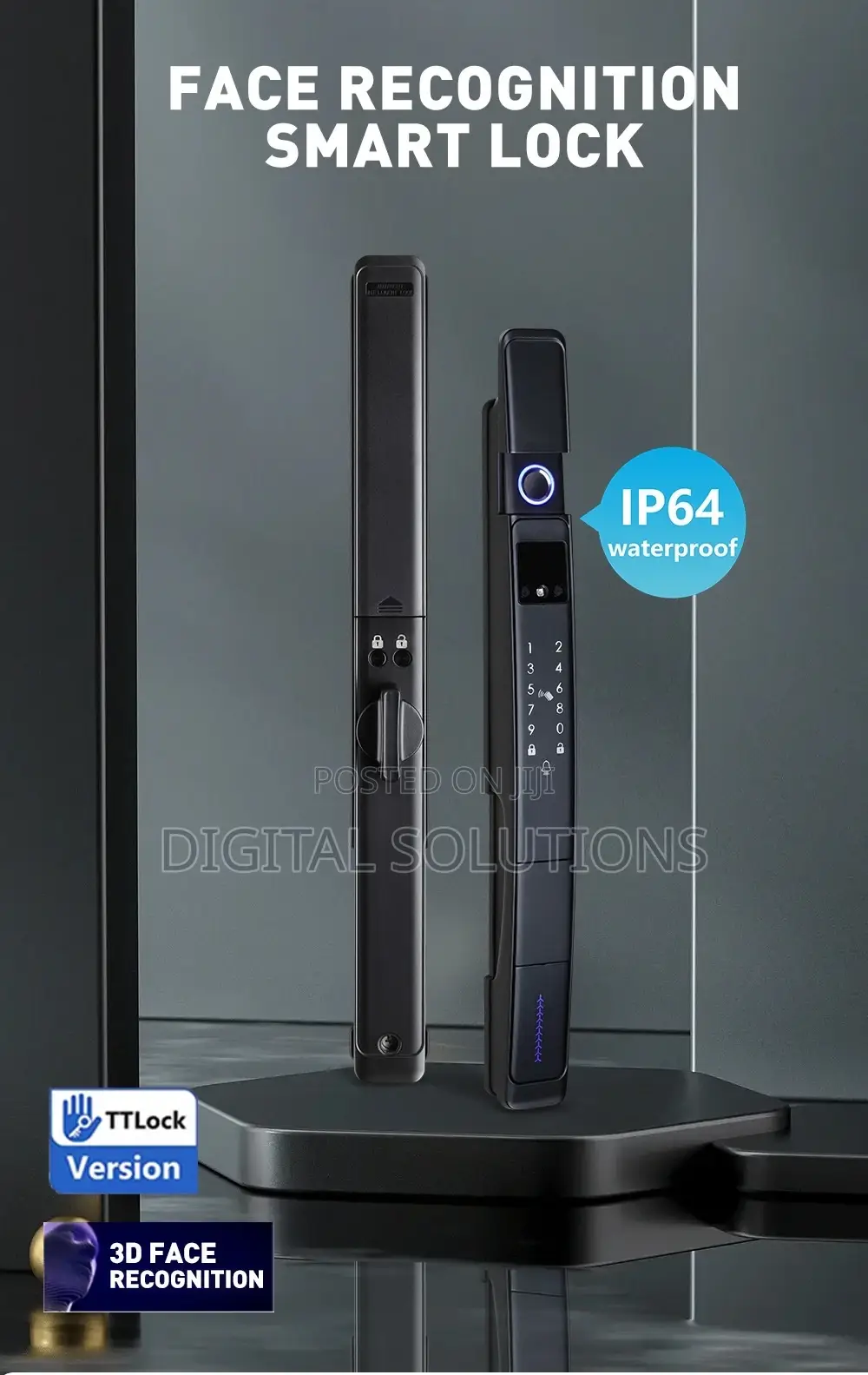 High Security Smart Door Lock With Face Recognition Technology