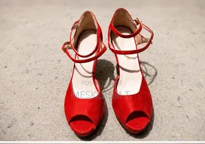 Red Strap Heels