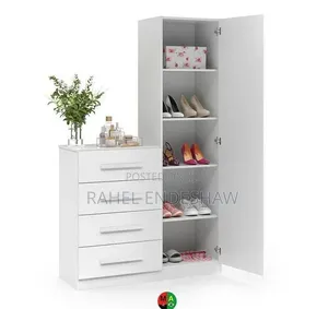 Full Laminated White Dresser