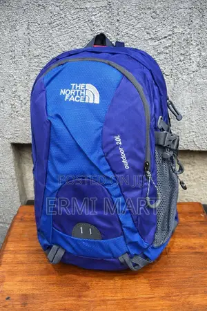 Blue the North Face Hiking Bag