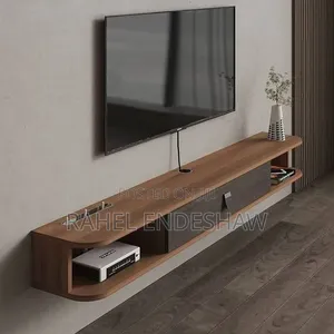 Brown Laminated Tv Stand