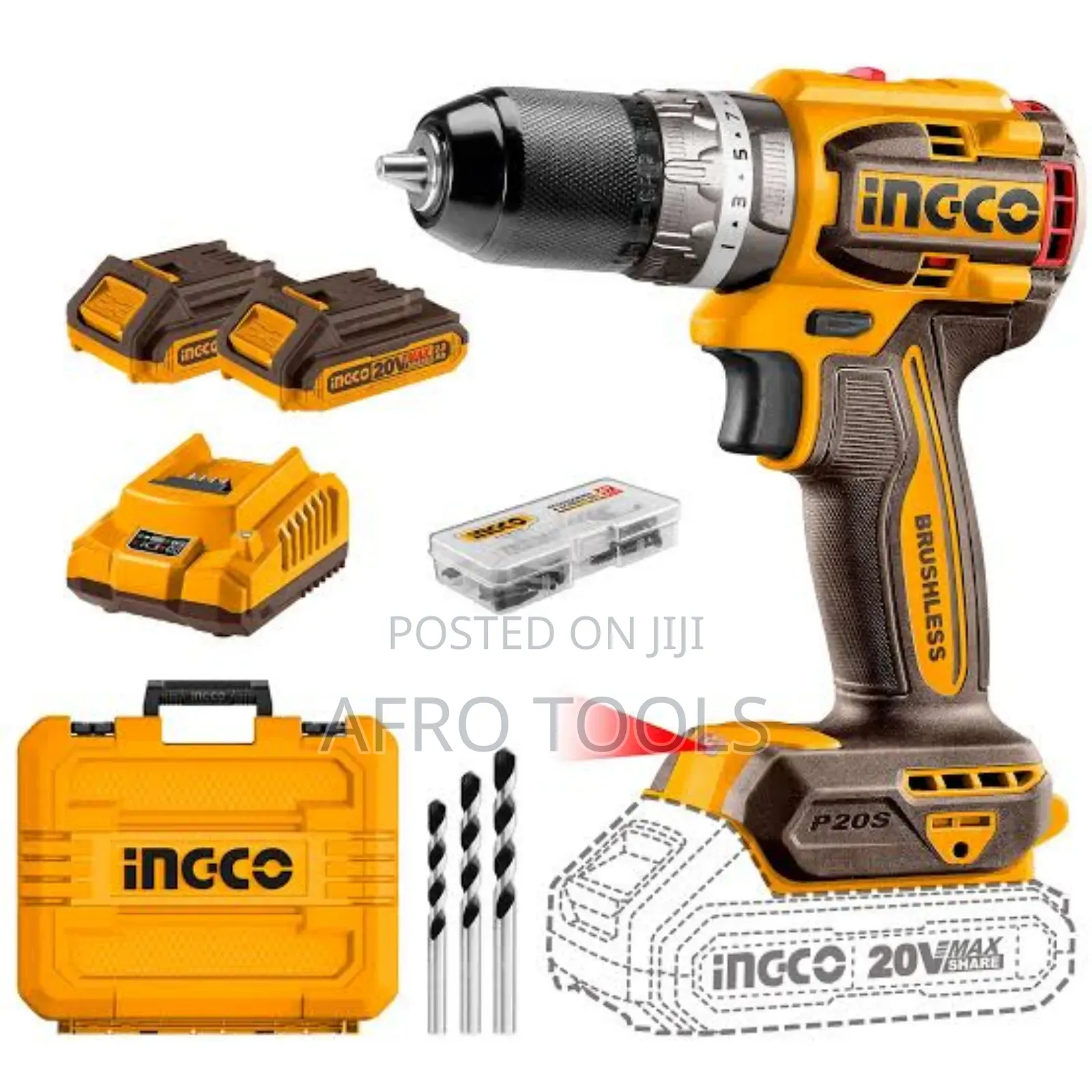 Ingco Brushless 20v Drill
