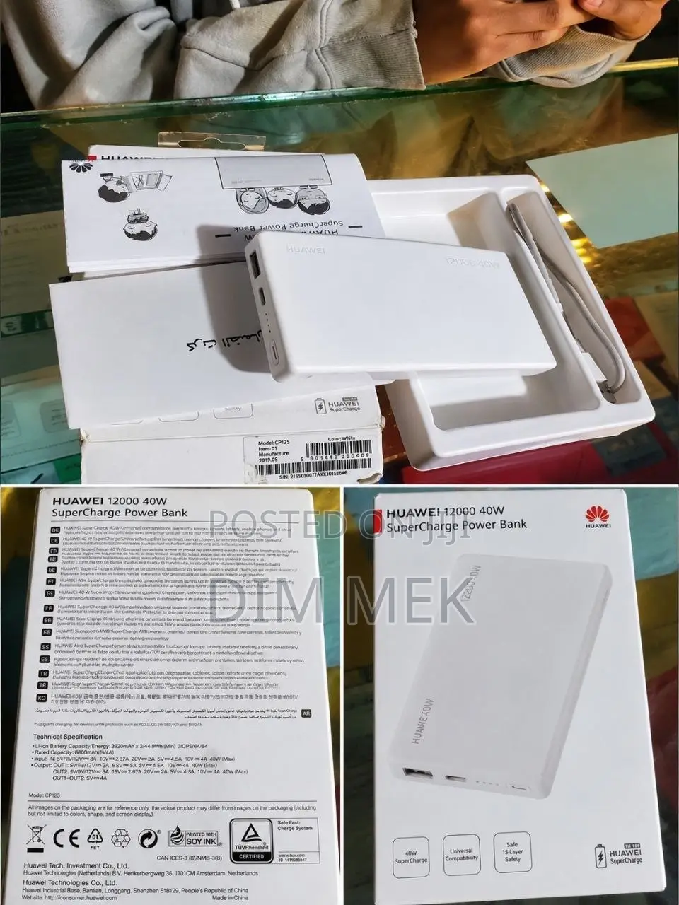 Huawei 12000 Mah 40w Powerbank