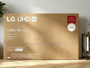 Lg Tv 55" Ua85 – New Model 2025 | Generation 7 ( Original )