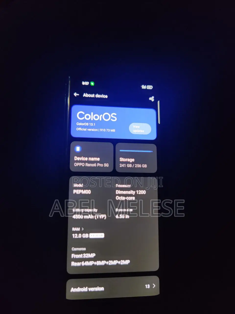 Oppo Reno6 Pro 5G 256 GB Gray