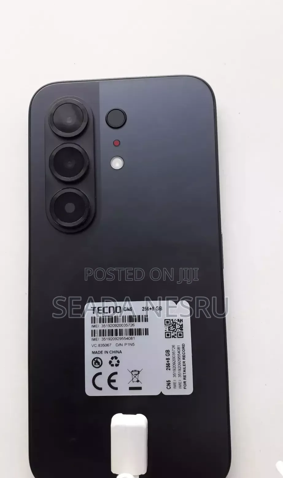 New Tecno Camon 50 256 GB Black