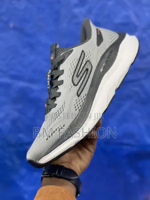 Skechers Go Run: Light Grey Charcoal