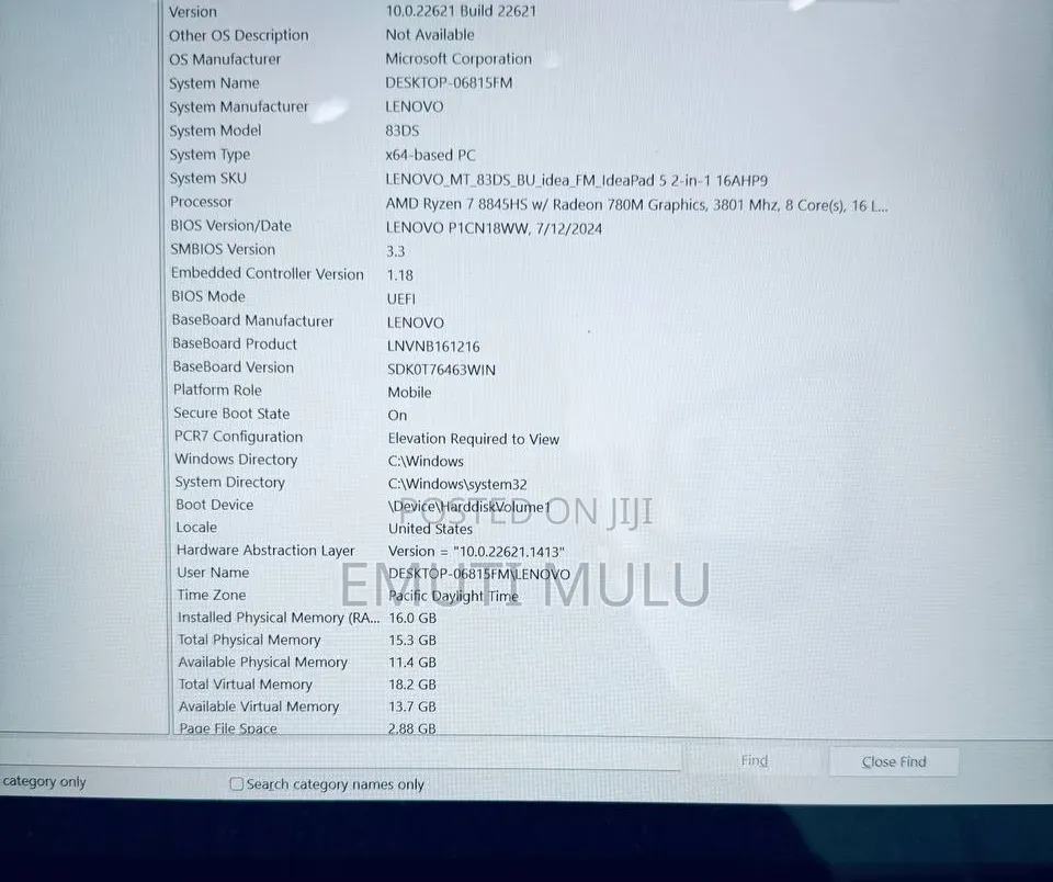 New Laptop Lenovo Yoga 7i 16GB Intel Core i7 SSD 512GB
