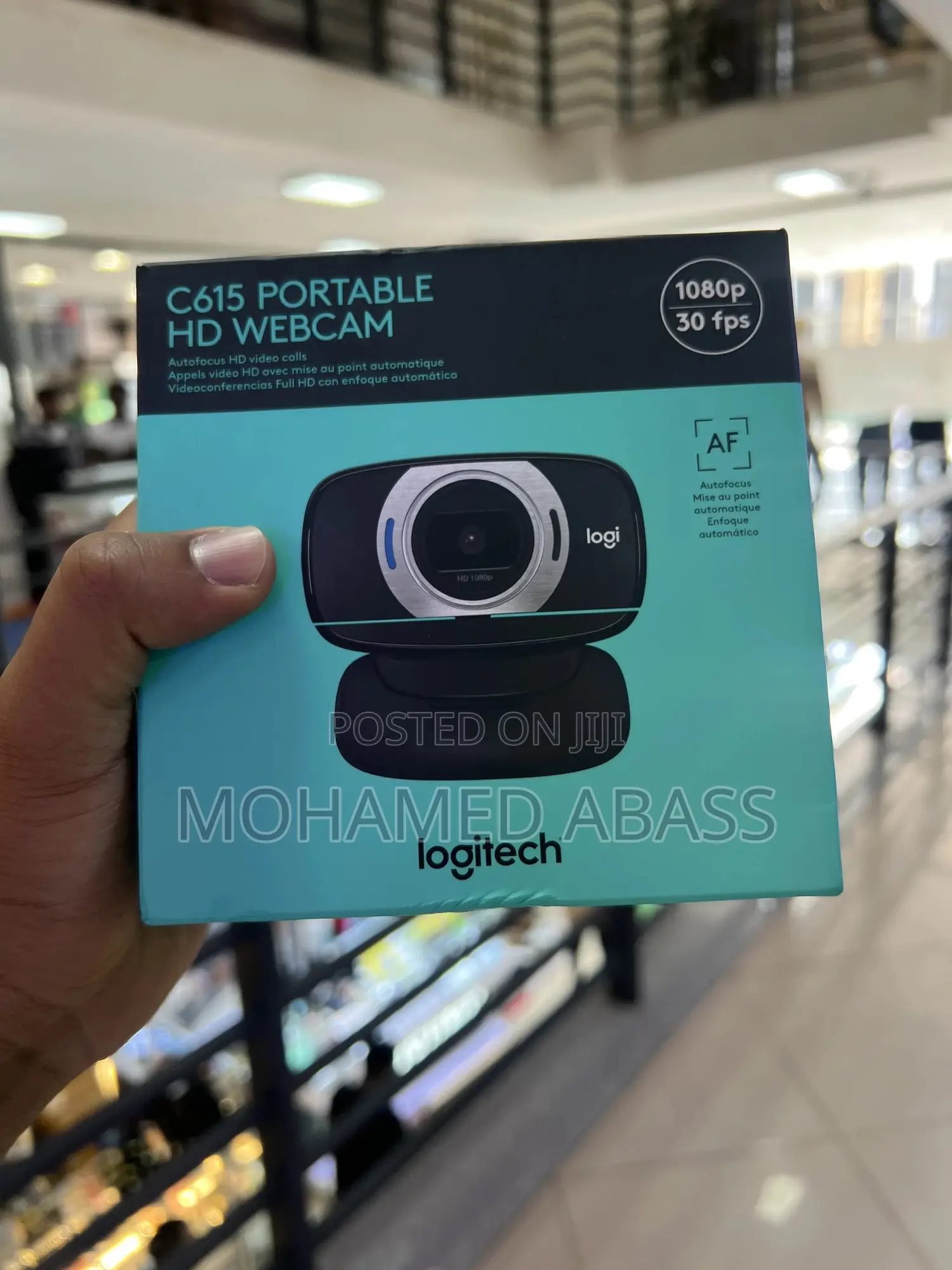 Logitech C615 Portable Webcam 1080p