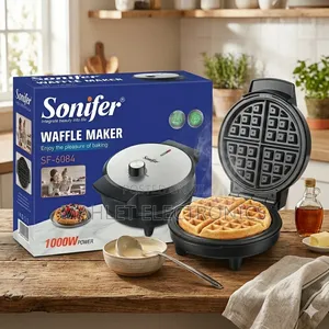 Sonifer Sf-6084 ዋፍል ሜከር (Waffle Maker) - 1000w — አዲስ ምርት
