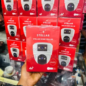 Stellar Dome Cell 2x Dual-Lens Security Camera With 4g and Battery
