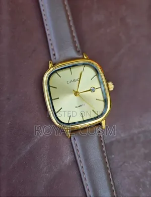 Leather Strap Casio Men's Classic Watches