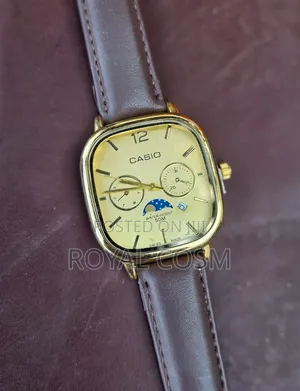 Leather Strap Casio Men's Classic Watches