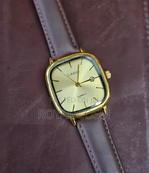 Leather Strap Casio Men's Classic Watches