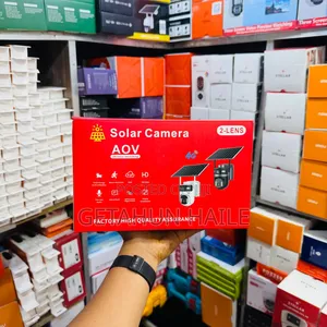 Stellar Aov Dual Lens Solar-Powered Security Camera