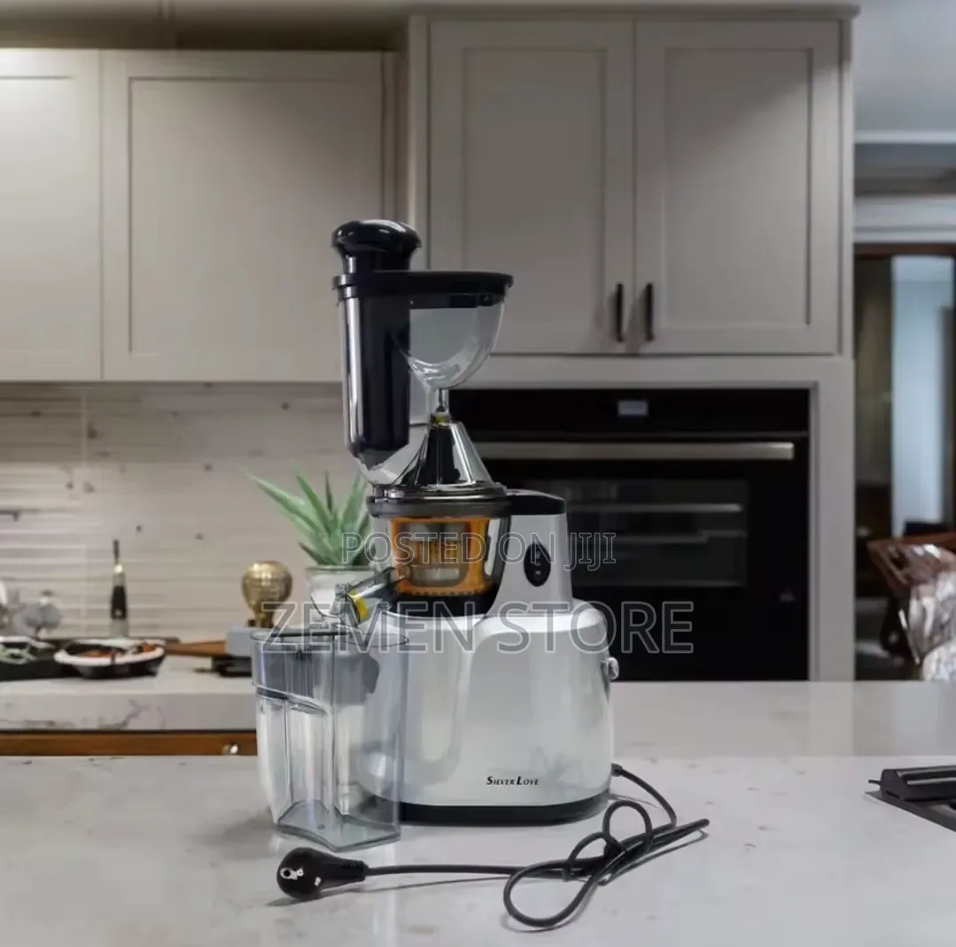 Silver Love Slow Juicer (1000w) - ኦርጂናል የፍራፍሬ መጭመቂያ ማሽን