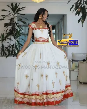 Teddy Tibebe Ethiopian Traditional and Cultural Dress የኢትዮጵያ ባህላዊ ልብስ