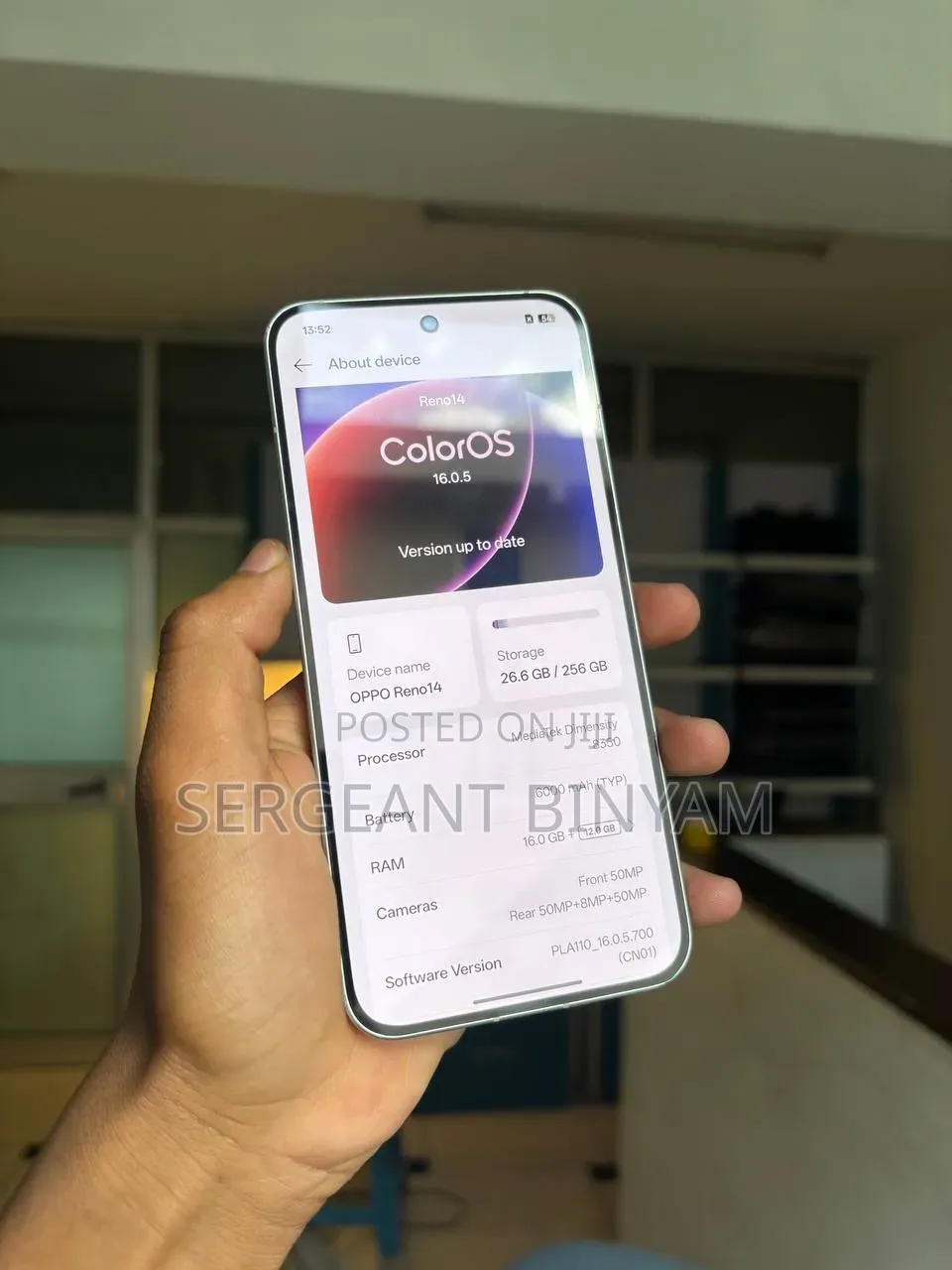 New Oppo Reno14 256 GB