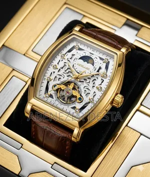 Aokulasic 116117 Automatic Mechanical Watch With a Gold-Tone