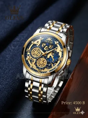 Olevs 9947 Skeleton Multifunctional Chronograph Men's Quartz