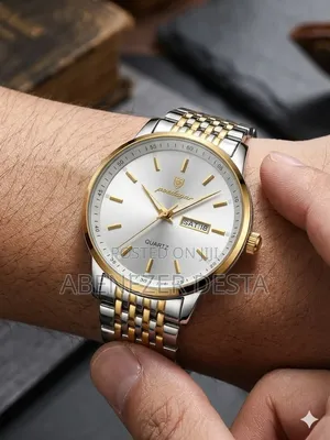Poedagar Featuring a Two-Tone Silver and Gold Stainless