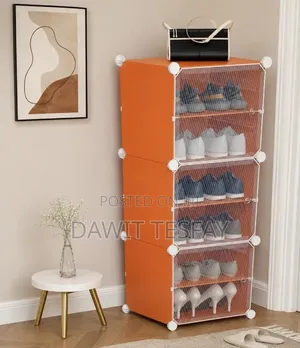 Storage Wardrobe (Metal + Plastic )