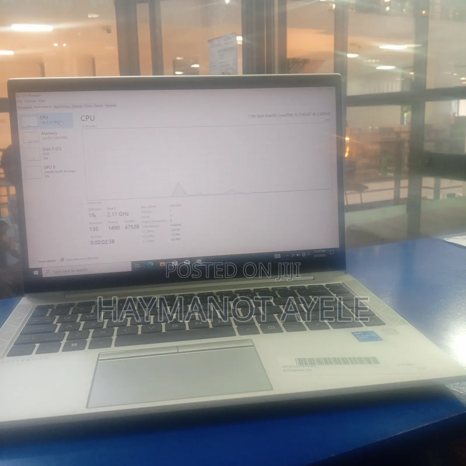 Laptop HP EliteBook 840 16GB Intel Core i5 SSD 512GB