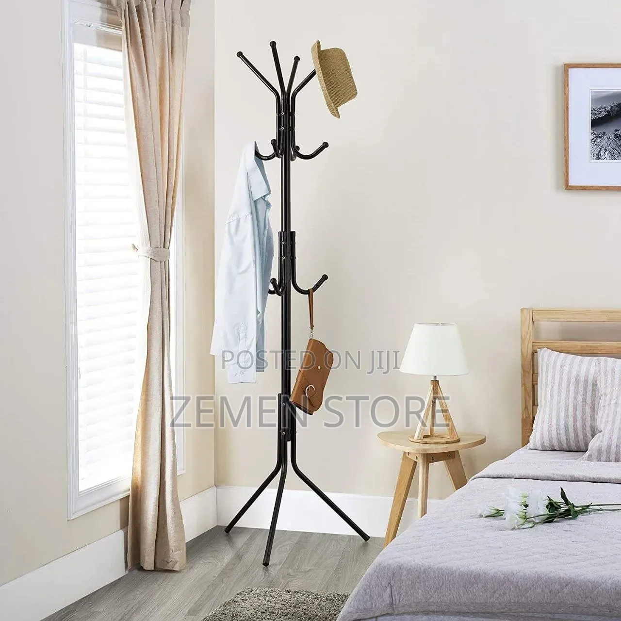Modern Standing Coat Hat Hanger - ጠንካራ የልብስ መስቀያ