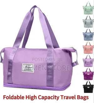 Foldable High Capacity Travel Bag - ተጣጣፊ እና ትልቅ የጉዞ ቦርሳ